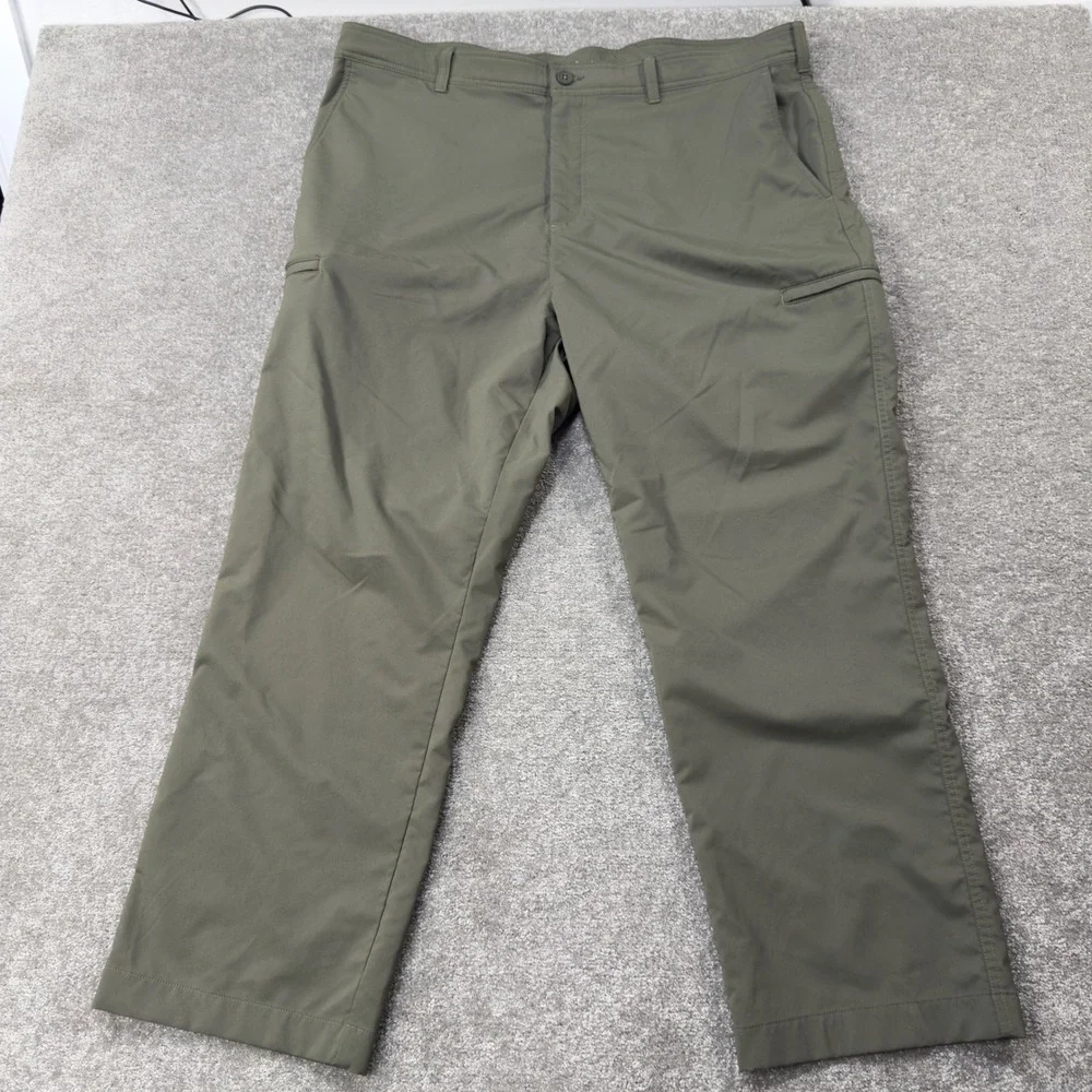 Solaris Performance‎ Outdoor Pants Mens 42x30 Green Stretch Cargo Hiking Utility